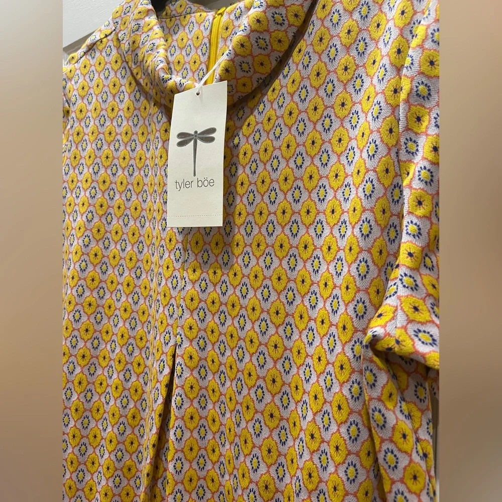 Tyler Boe  Kristen Jacquard Shift Dress, NWT, Size L - Picture 5 of 8